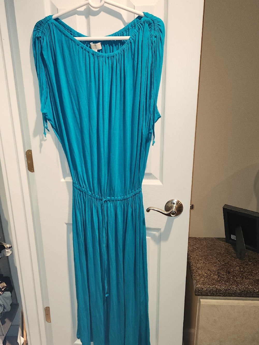 MICHAEL Michael Kors Turquoise Teal Maxi Dress